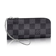 Louis Vuitton N61235 4 držák na klíče Damier Graphite Canvas