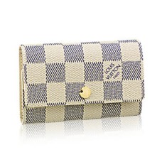Louis Vuitton N61745 6 držák na klíče Damier Azur Canvas