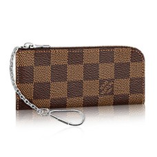 Louis Vuitton N63286 4 držák na klíče Damier Ebene Canvas