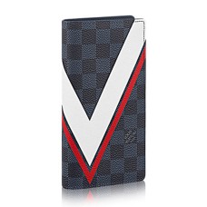 Peněženka Louis Vuitton N64003 Brazza Damier Cobalt Canvas