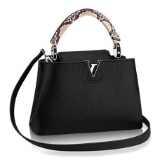 Louis Vuitton N92800 Capucines PM Tote Bag Taurillon kůže